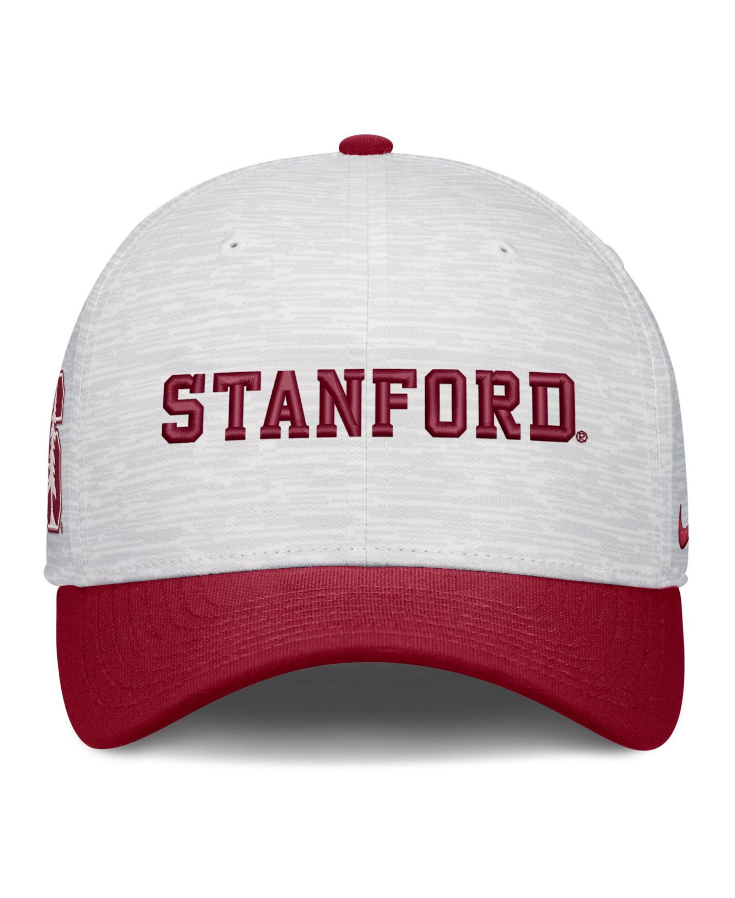 Кепка Nike White/Cardinal Stanford Cardinal Primetime Rise Adjustable Hat — фото 2