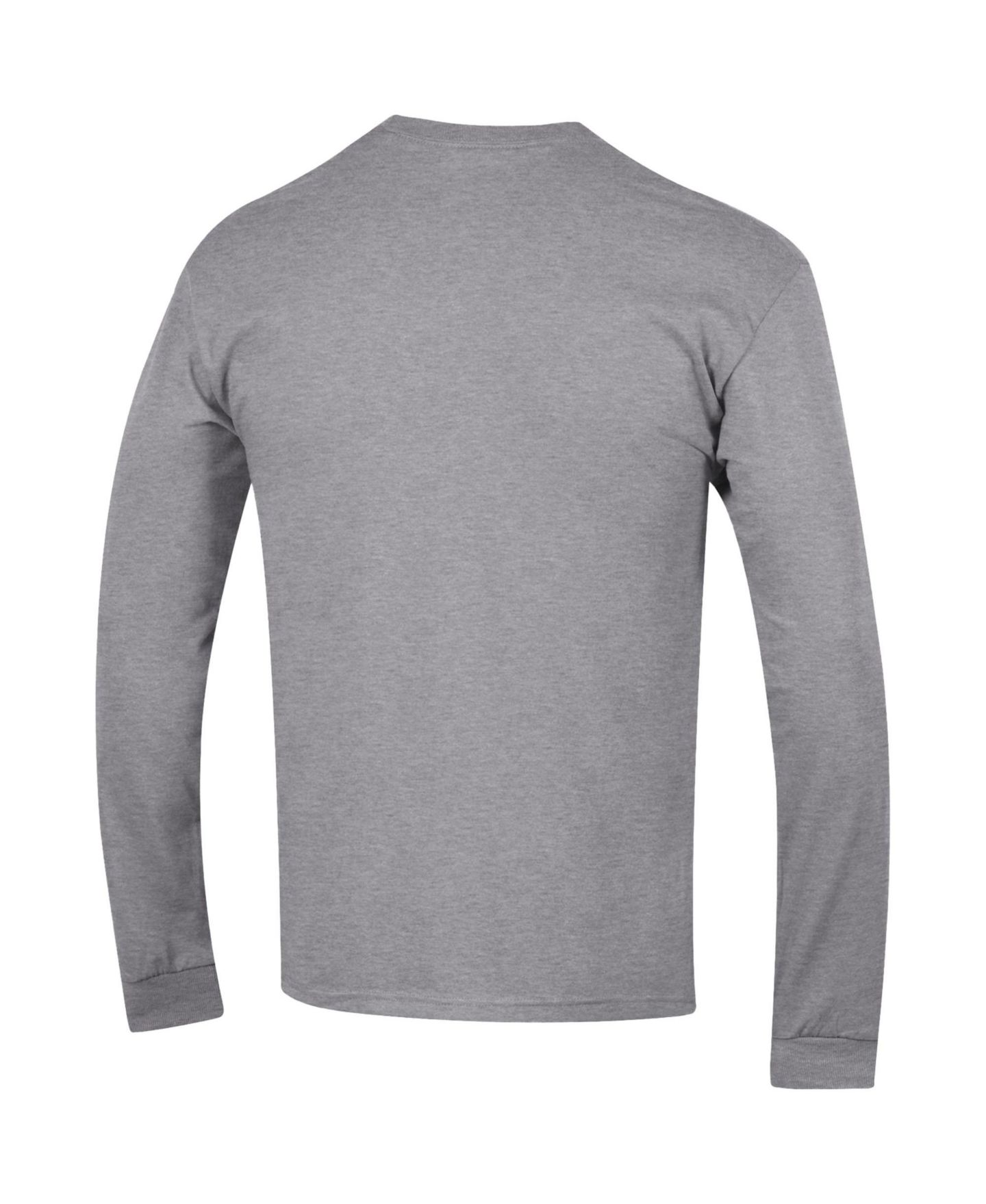 Мужская футболка Champion Heather Gray Houston Texans Seal Long Sleeve — фото 3