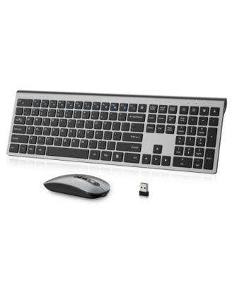 Wireless Scissor-Switch Silent Keyboard and Mouse Set