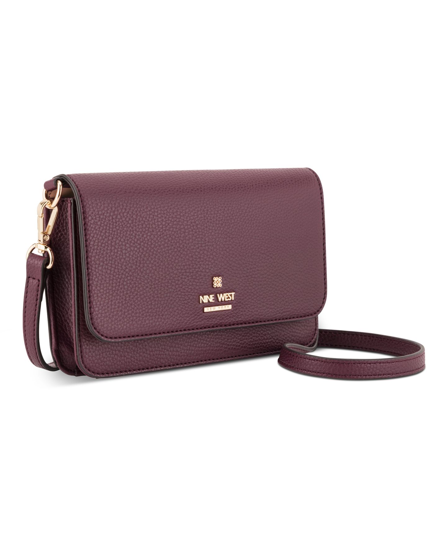 Женский кошелёк Nine West Luela Phone Small Wallet Crossbody Handbag, цвет: Boysenberry — фото 3