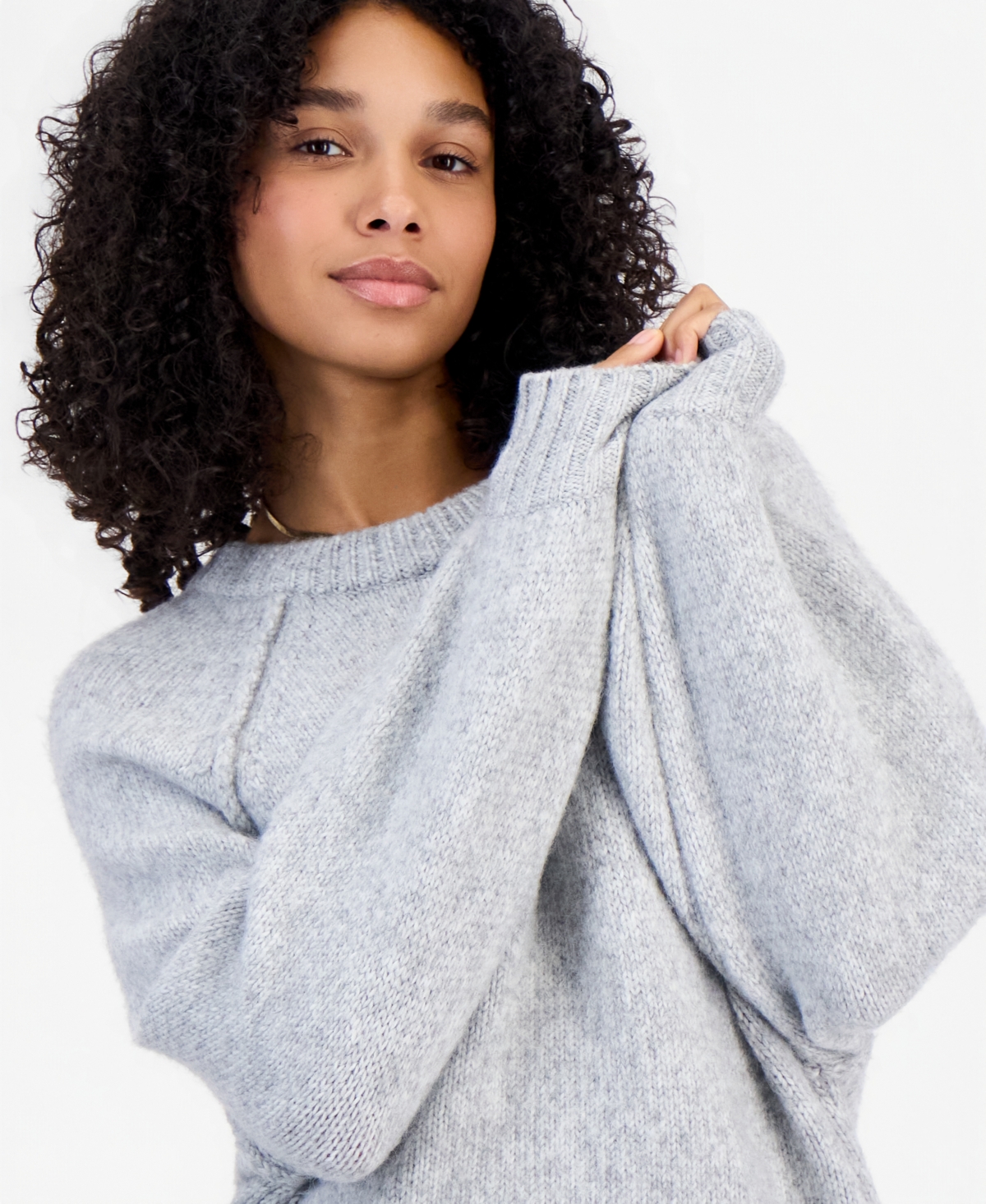 And Now This Women's Raglan Slouchy Crew Sweater, Macy's Exclusive