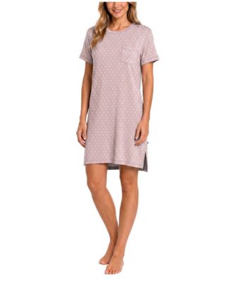 Women's Short-Sleeve Crewneck Sleep Shirt