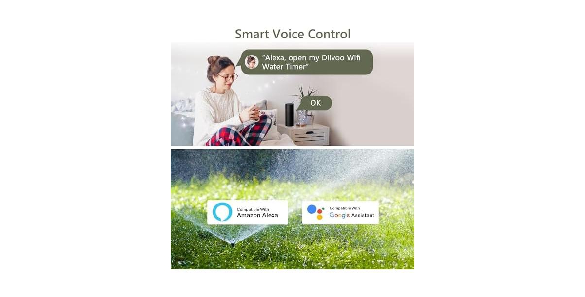 Tessan 3-Zone WiFi Sprinkler Timer with App and Voice Control, 18 Irrigation Programs, Rain Delay and Mist Mode