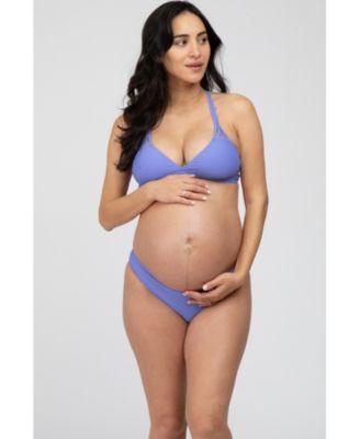 Women's Periwinkle Strappy Two-Piece Bikini Set