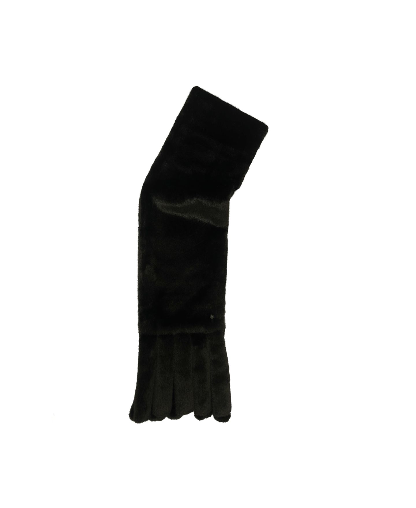 Женский шарф Kurt Geiger London Solid Mink Glam, цвет: Чёрный — фото 3