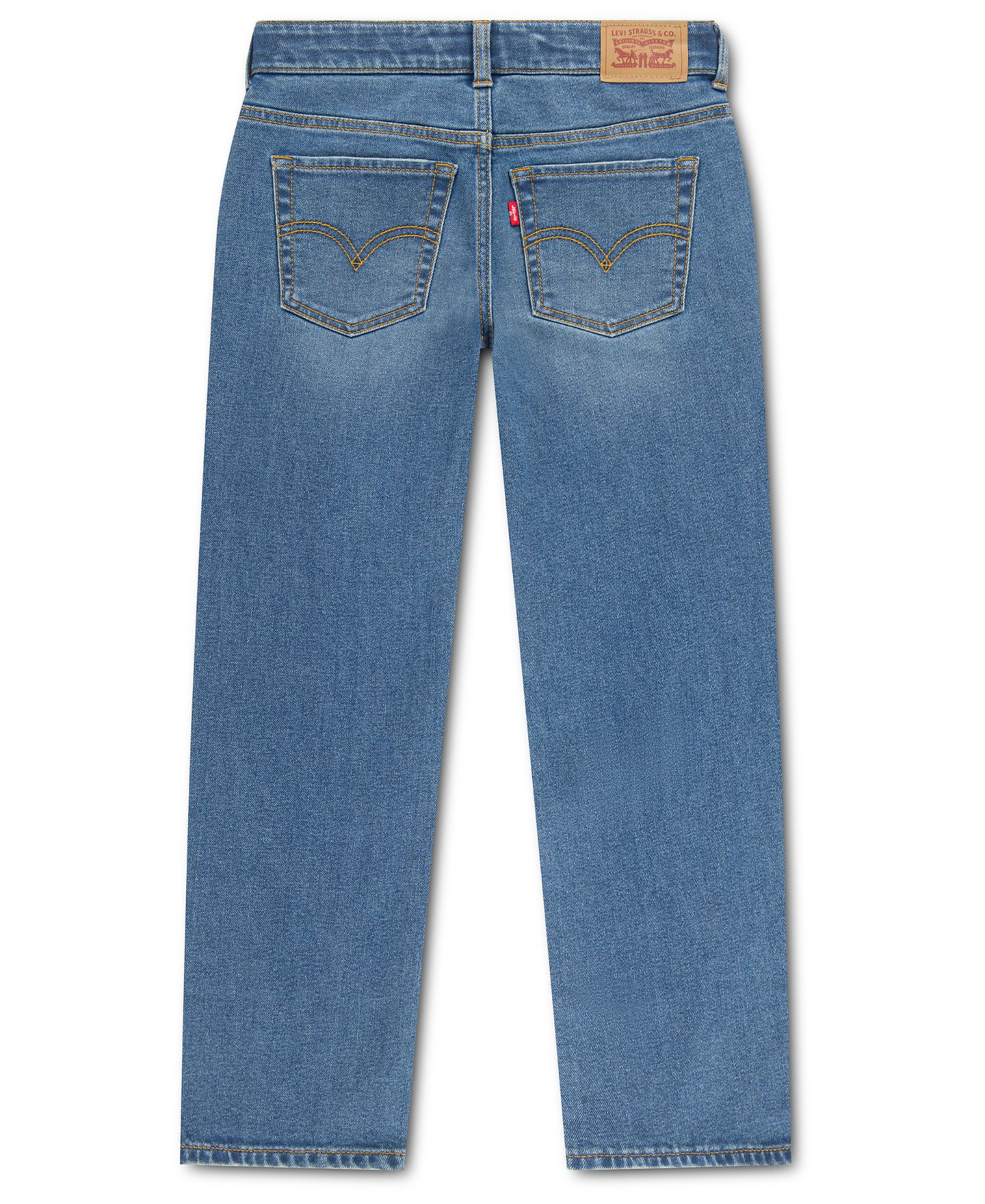 Джинсы Levi's Regular Rise Straight Jeans для девочек, цвет: Lunch Break — фото 2