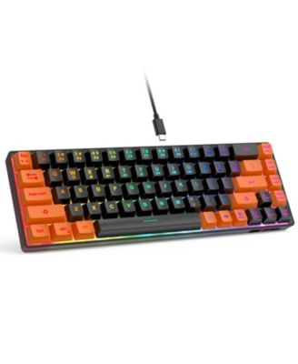 65% Ultra-Compact Wired Anti-Ghosting Gaming Membrane Keyboard
