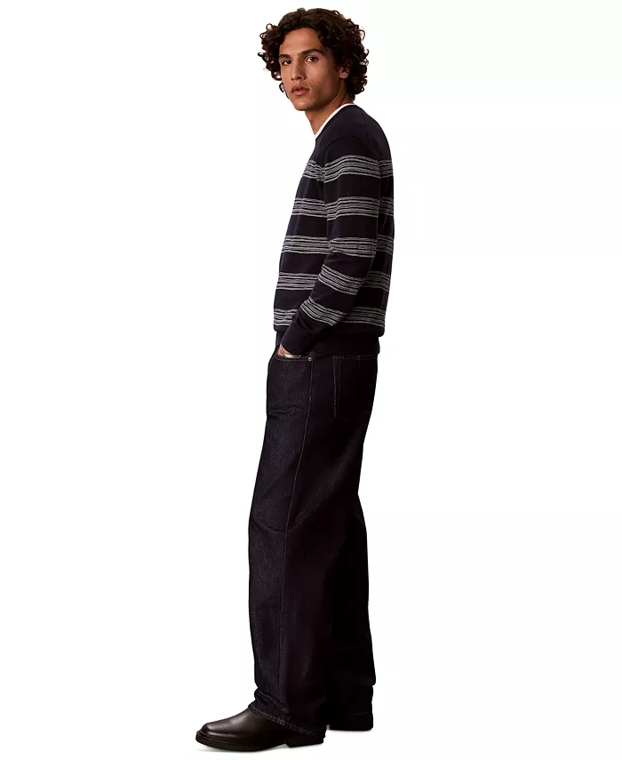 Men's Space Stripe Crewneck Sweater - thumbnail 3