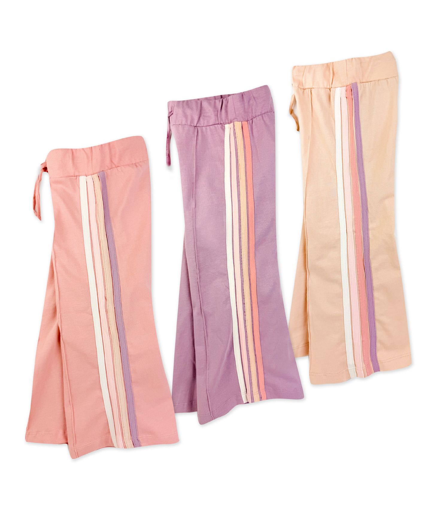 Брюки butterblu Wilder Wide-Leg Sweatpants, 3-Pack для девочек-малышей, цвет: Сорбет — фото 2