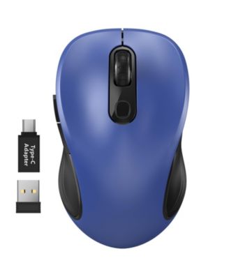 2.4G Wireless Mouse 6 Buttons 3 Adjustable DPI Levels Ergonomic Design Plug and Play