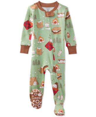 Baby Girls' Cruz Cotton Snug-Fit Footed Pajama