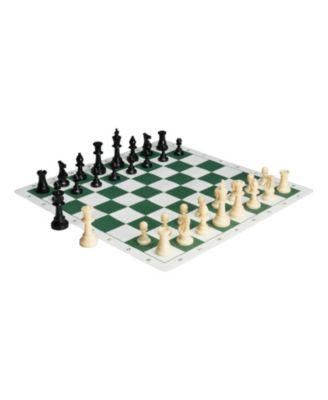 Tournament Portable Weighted Pieces Chess Set, Ages 5+
