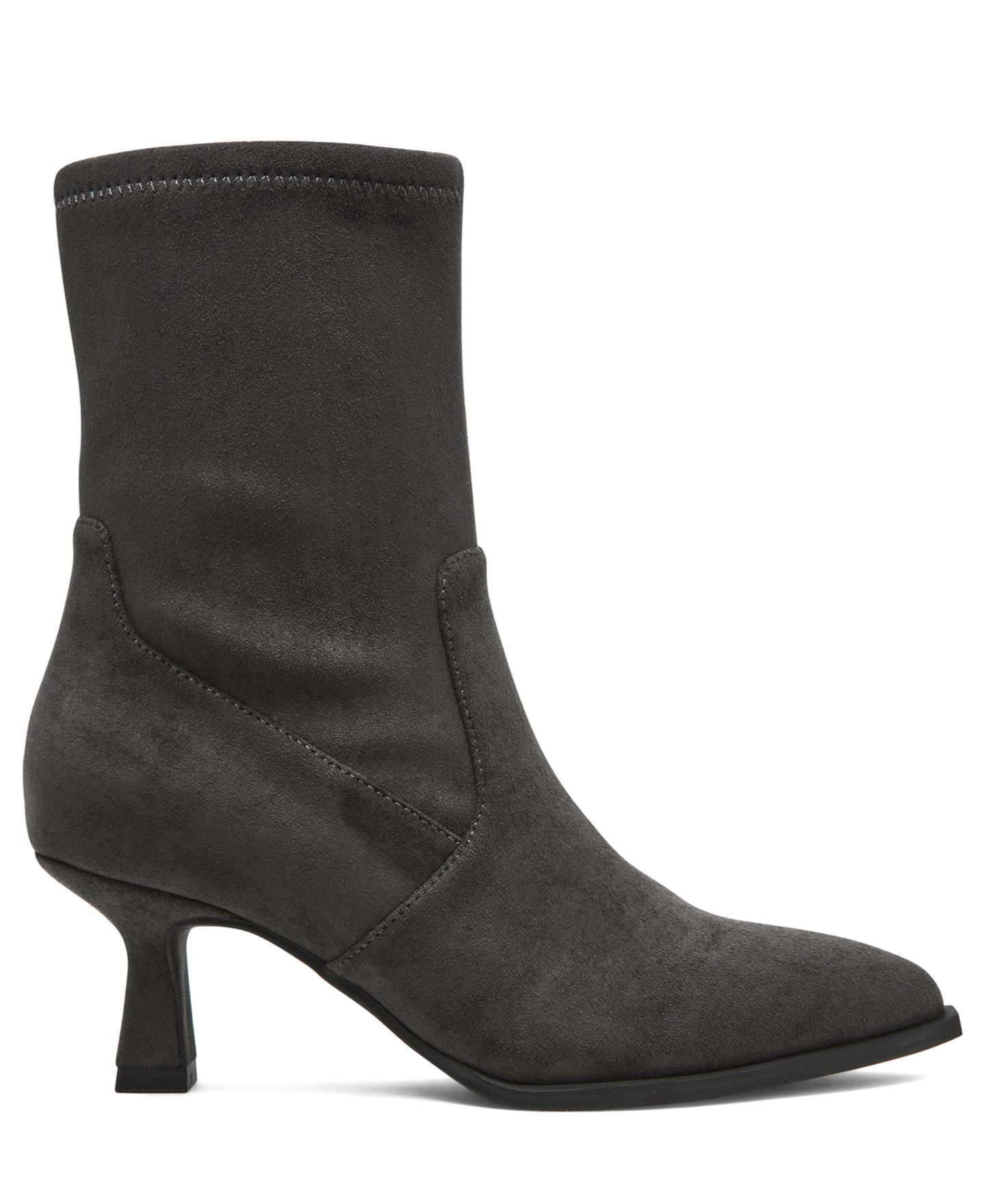 Женские носки DV Dolce Vita Lalana Kitten Heel Sock Booties, цвет: Антрацитовый — фото 2