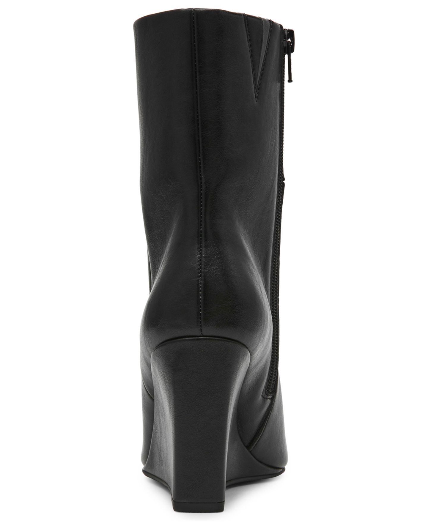 Женские ботинки DV Dolce Vita Naylor Wedge Dress Booties, цвет: Чёрный гладкий — фото 3