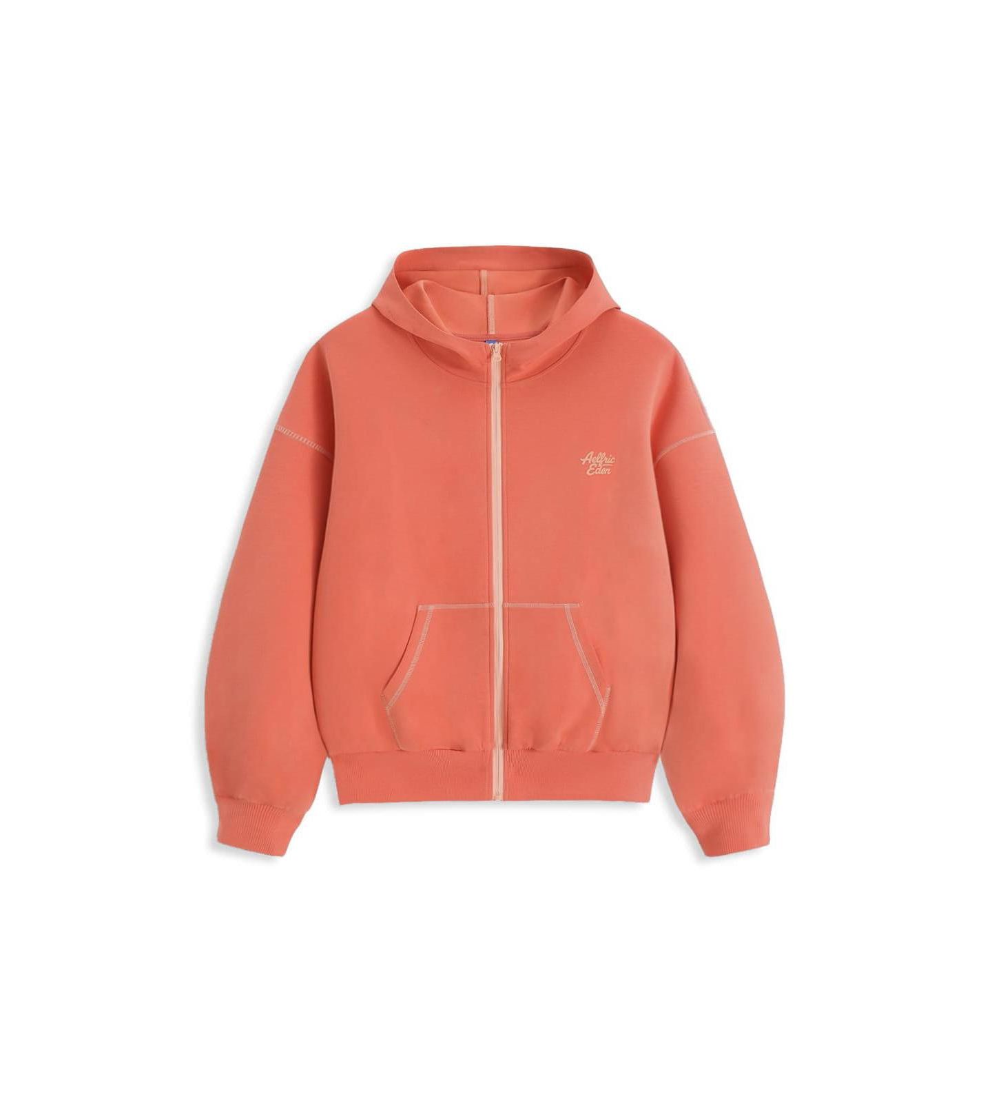 Мужские комплекты AELFRIC EDEN Boxy Hoodie Sets, цвет: Коралловый оранжевый — фото 3