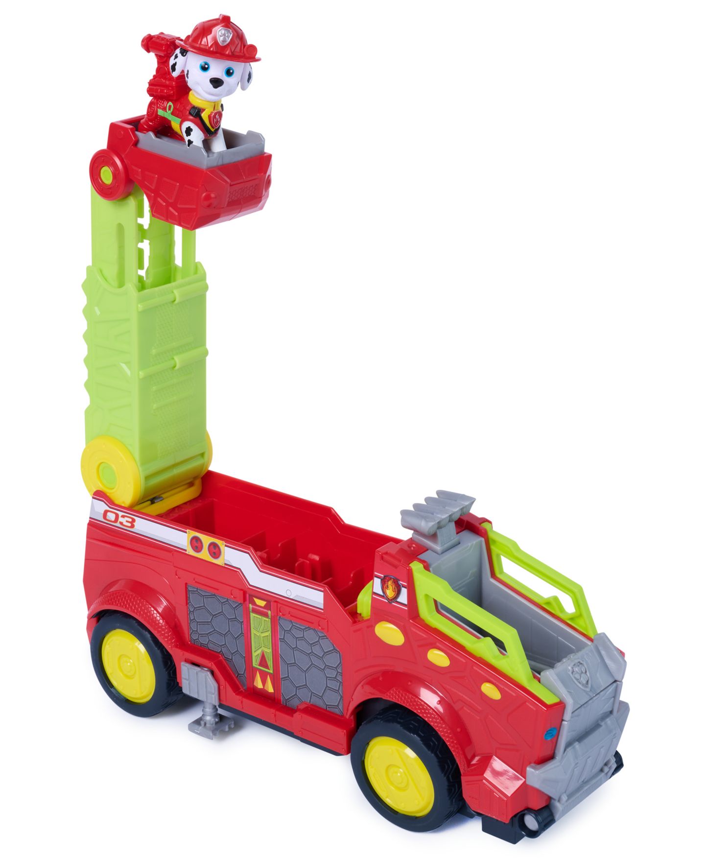Детские игрушки Paw Patrol Rise Roll Dino Hidden Water Launcher Extendable Rescue Ladder Vehicle Set — фото 3