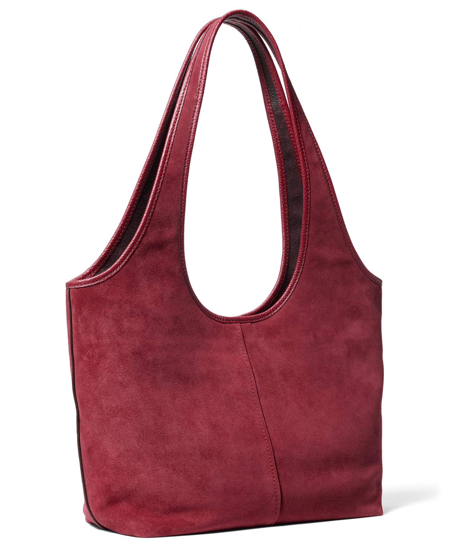 Женская сумка Michael Kors MICHAEL Henly Large Shopper Tote Handbag, цвет: Глубокий красный — фото 2