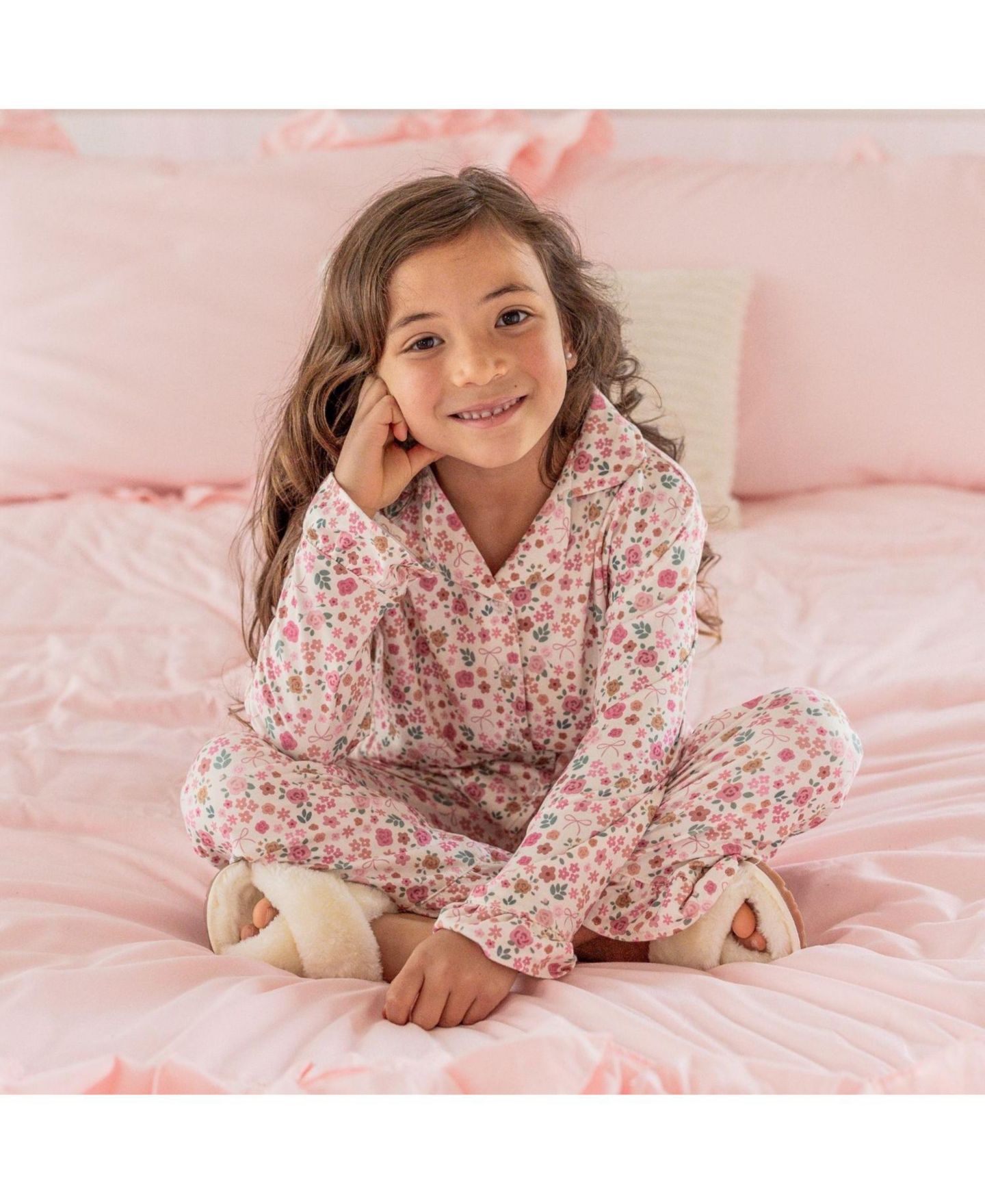 Sweet Wink Little Girls Berry Floral Lounge Set, цвет: Разноцветный — фото 3