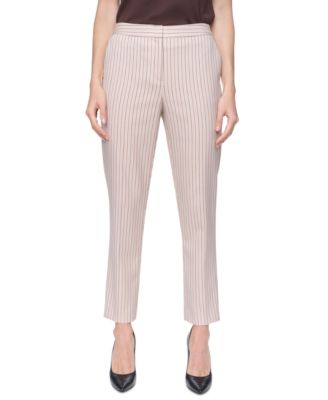 Women's Sloane Striped Mid-Rise Ankle Pants