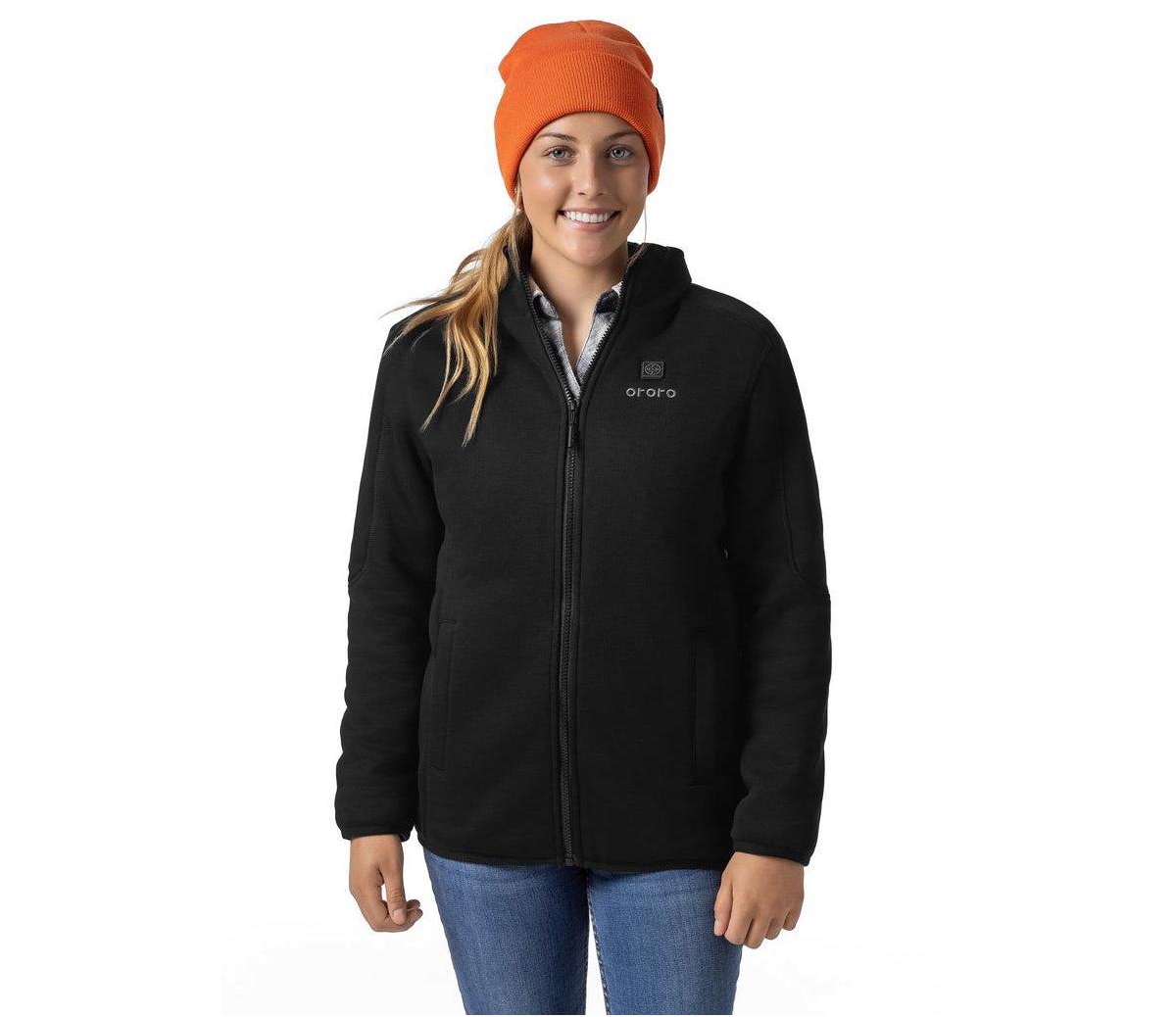 ororo Women's 4-Zone Heated Fleece Jacket