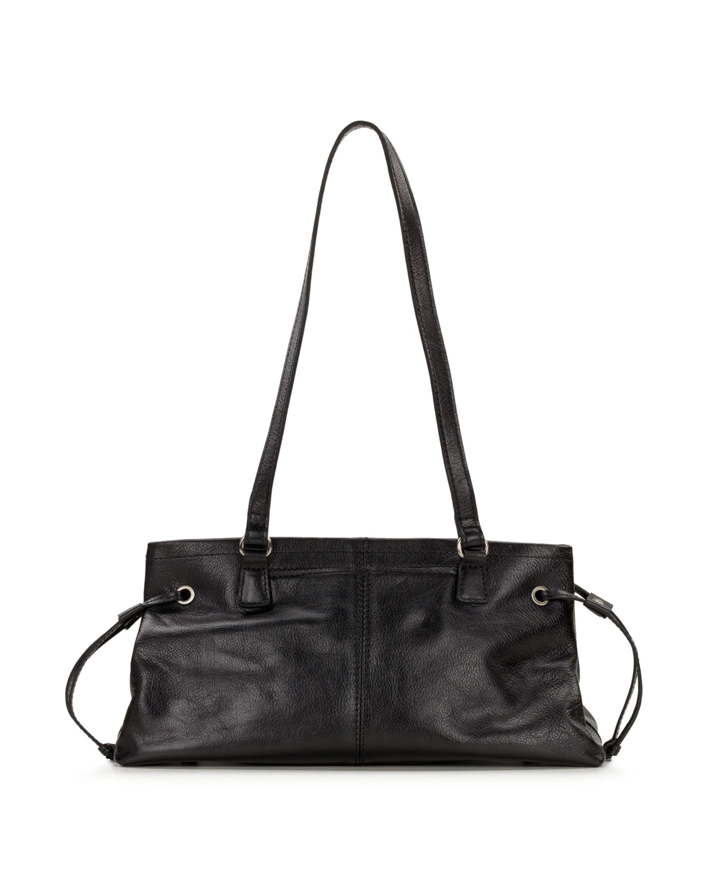 Женская сумка Patricia Nash Linnea Medium Leather Shoulder, цвет: Чёрный — фото 2