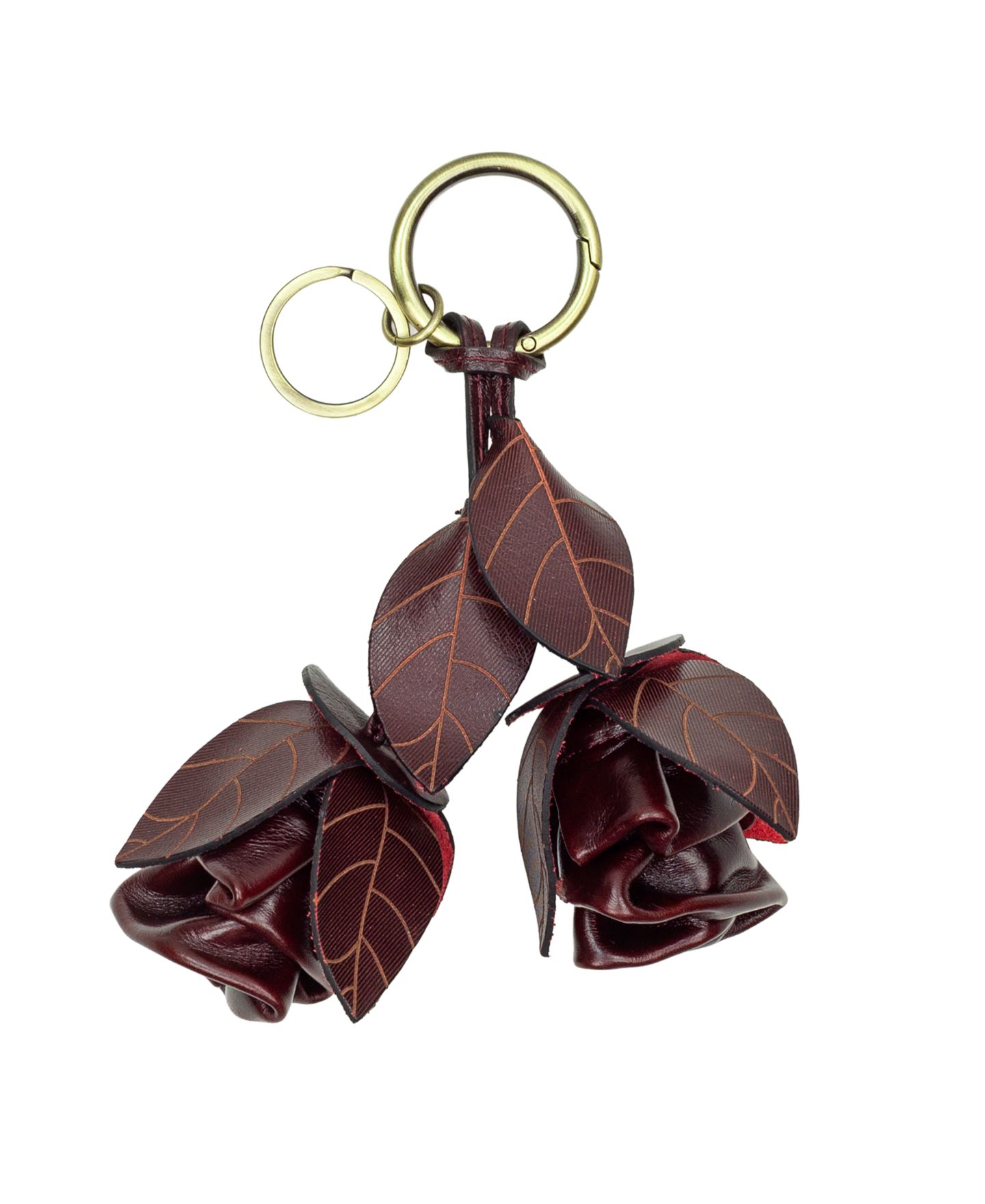 Женский брелок Patricia Nash Laced Rose Bag Charm, цвет: Сливовый — фото 1
