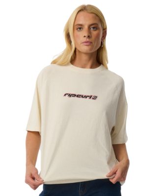 Women's Sunset Beach Raglan Boxy T-Shirt