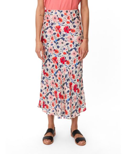 Женская юбка Masai Copenhagen High-Waist Floral Midi, цвет: Poinsettia