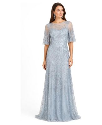 macy's wedding dresses for mothers Blue Mother of the Bride or Groom Color:Coral Red Long Off Shoulder Evening Flowing Chiffon Georgette Maxi Dress Plus size