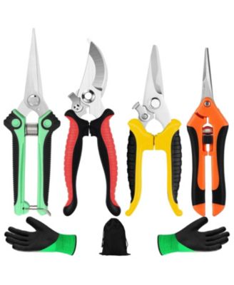 Garden Shears Pruning Clippers Hand Pruner Gloves