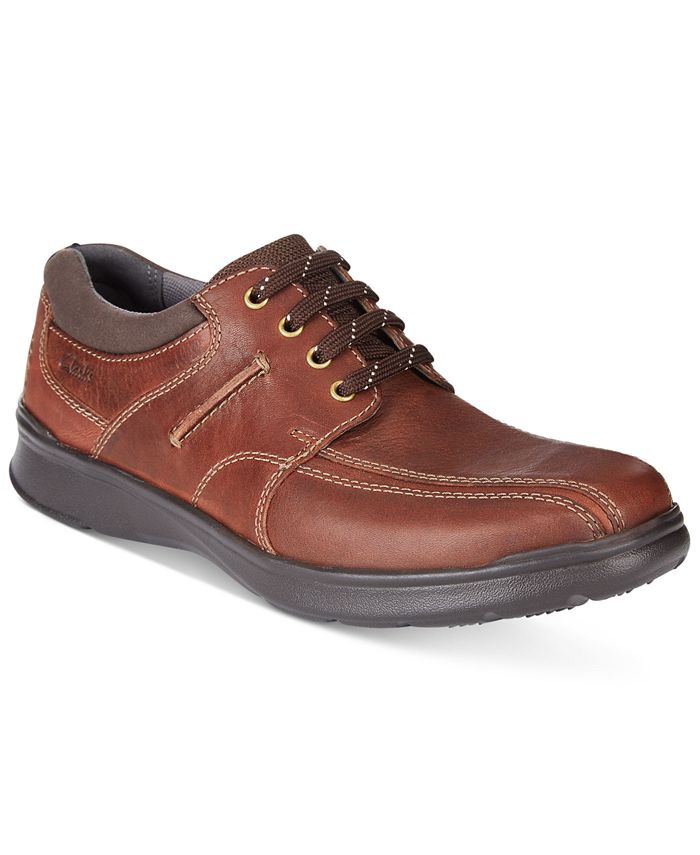 Men Clarks unstructured shoe brand.Clarks style-upper leather
