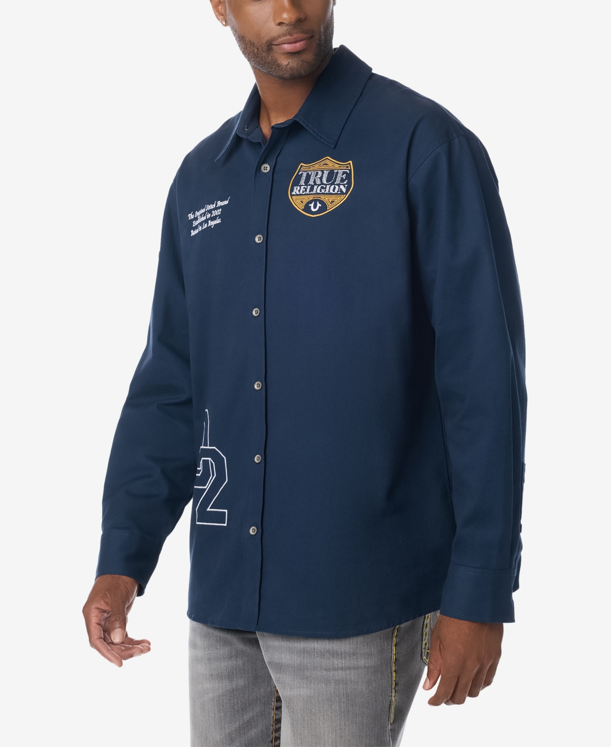 True Religion Men's University Shirt