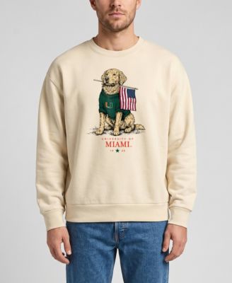 Men's and Women's Cream Miami Hurricanes Americana Good Boy Ribbed Premium Sweatshirt