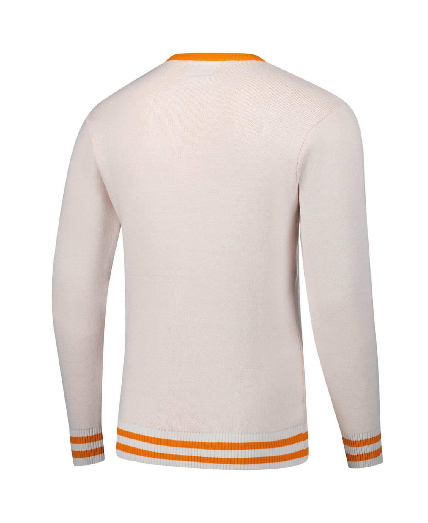 Мужской свитер Uscape Apparel and White Tennessee Volunteers Renew Knit Vintage Pullover — фото 3