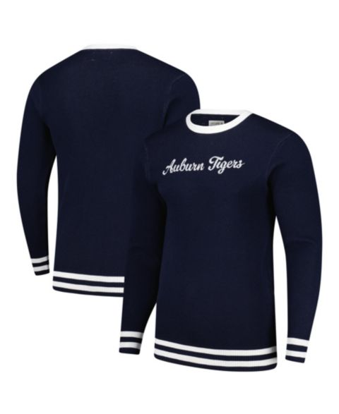 Свитер Uscape Apparel Navy Auburn Tigers Renew Knit Vintage Pullover