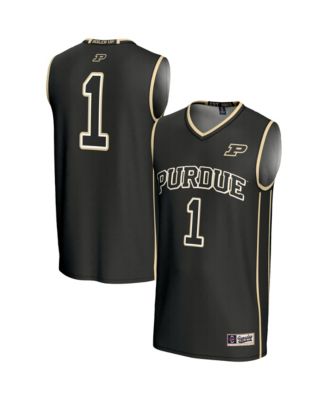 Big Boys and Girls Black 1 Purdue Boilermakers Lightweight Basketball Jersey