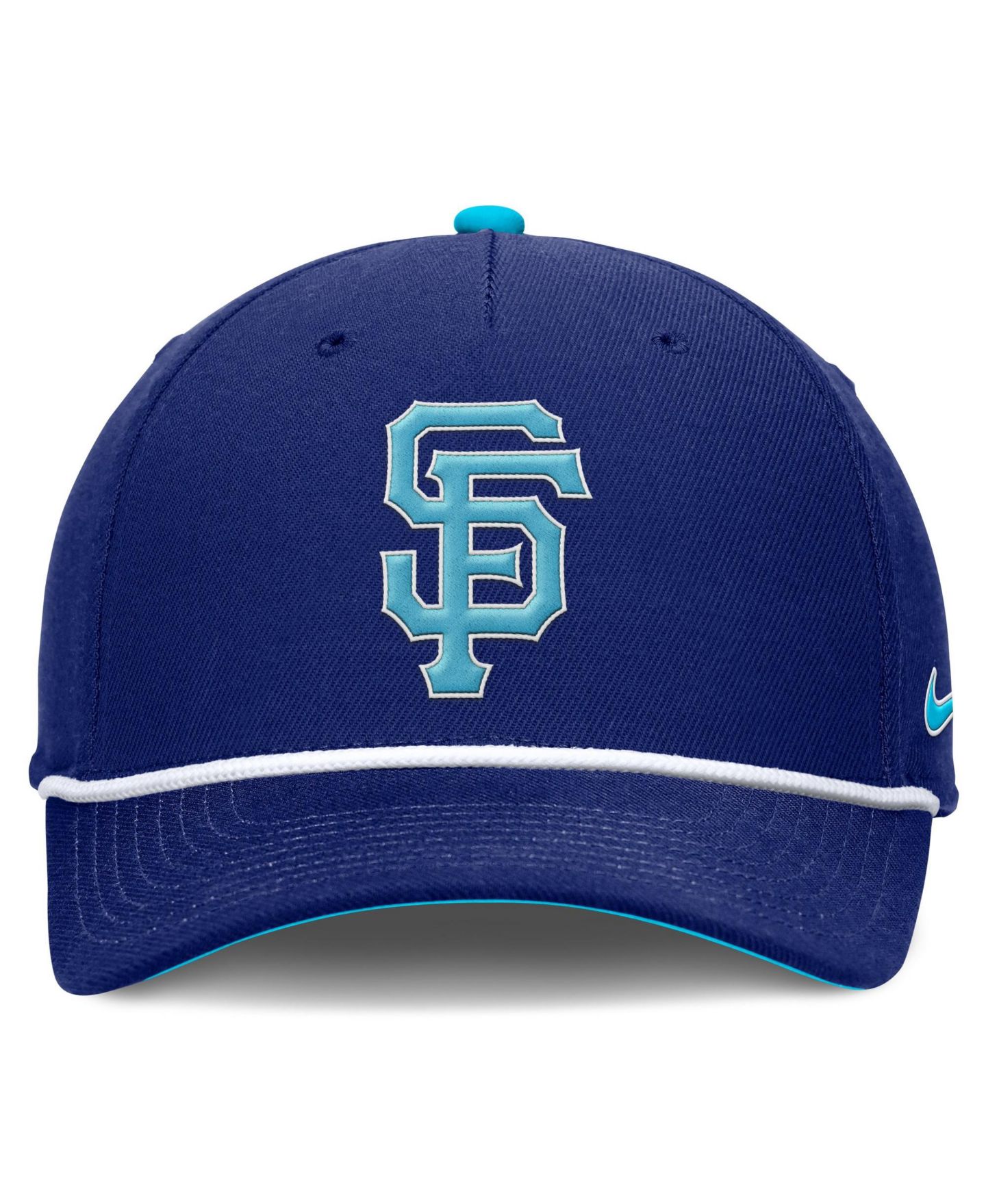 Мужская кепка Nike Royal San Francisco Giants Rise Adjustable Hat — фото 2