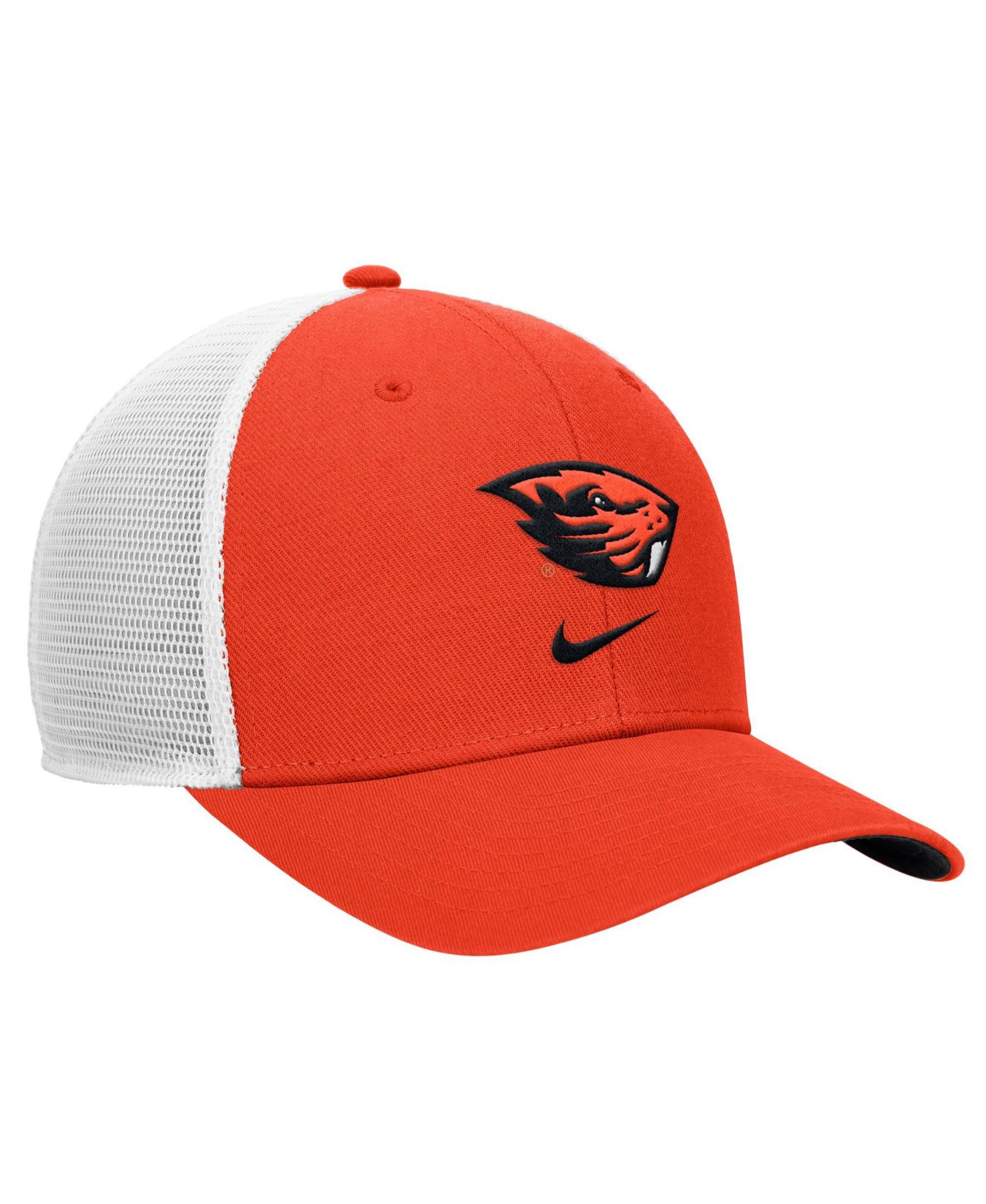 Мужская кепка Nike Orange Oregon State Beavers Rise Trucker Dri-FIT Adjustable Hat — фото 2