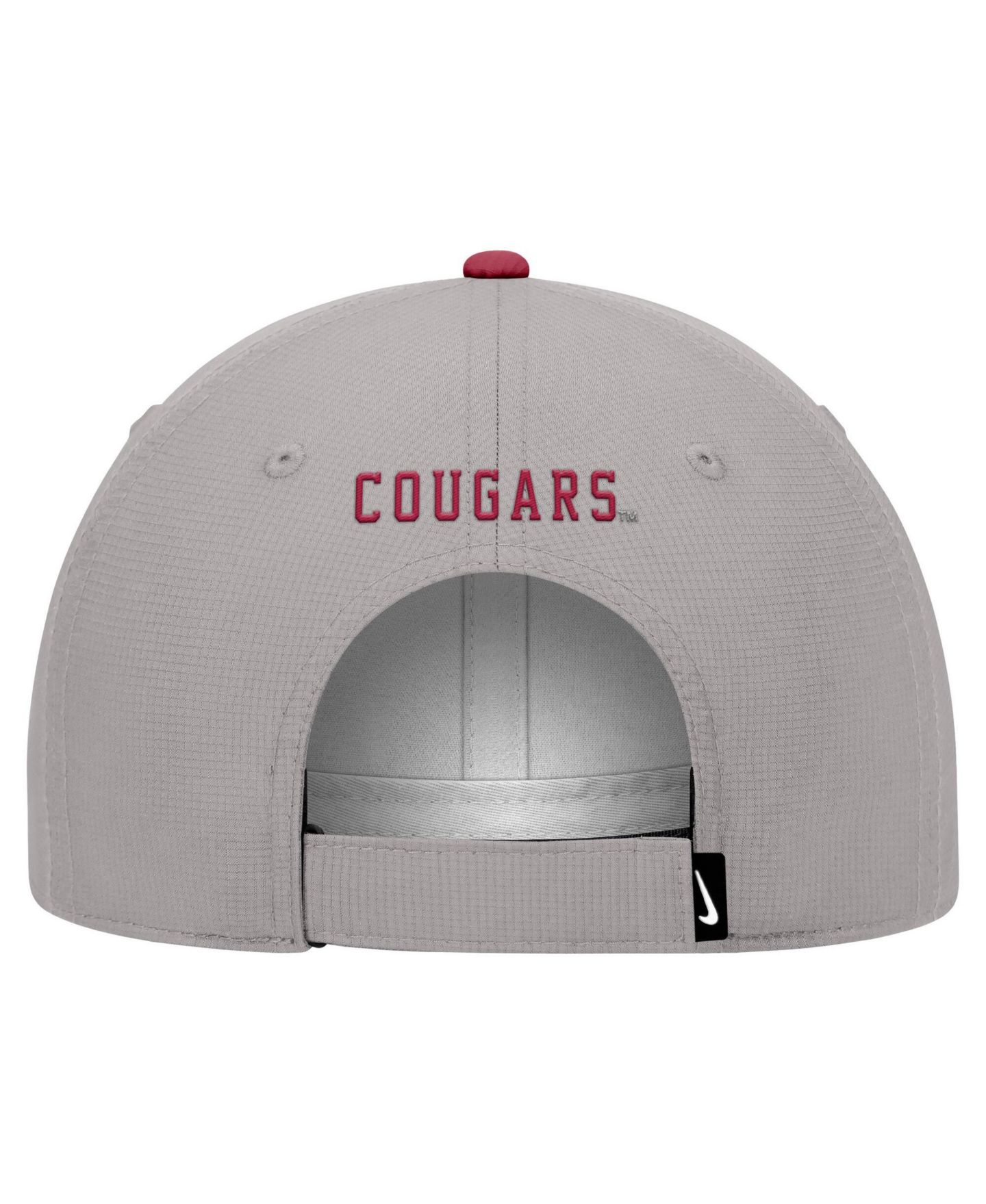 Мужская кепка Nike Gray Washington State Cougars Ripstop Dri-FIT Adjustable Hat — фото 2