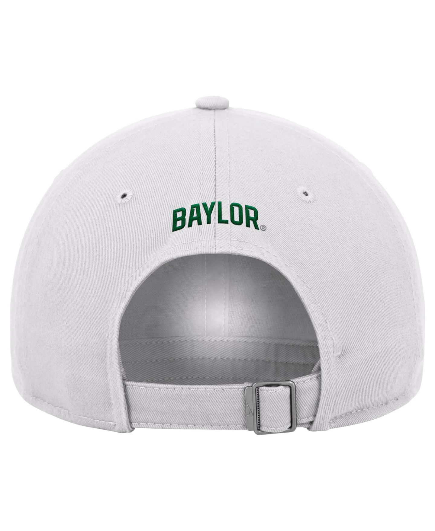 Мужская кепка Nike White Baylor Bears 2026 On-Field Club Adjustable Hat — фото 2