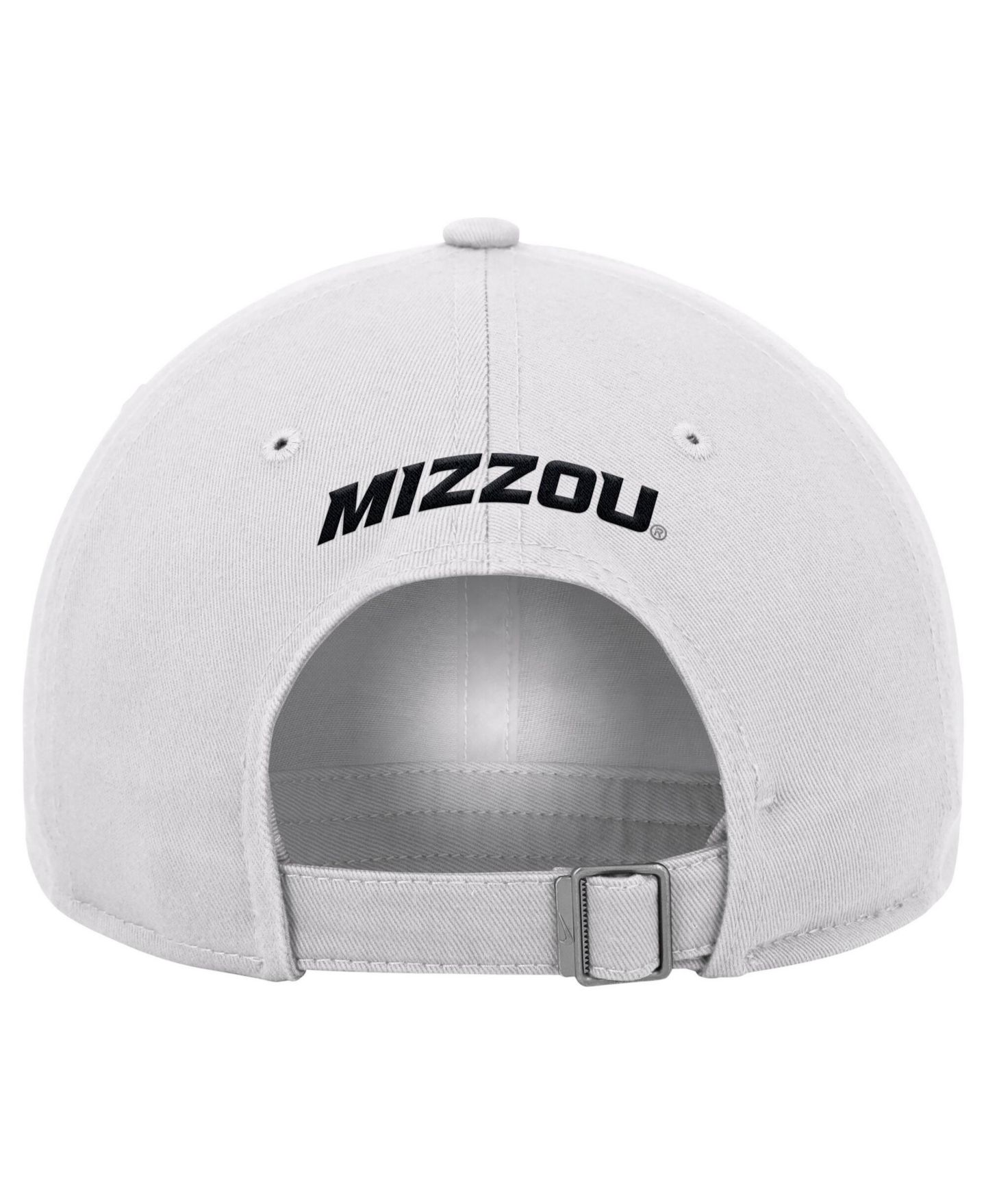 Мужская кепка Nike White Missouri Tigers 2026 On-Field Club Adjustable Hat — фото 2