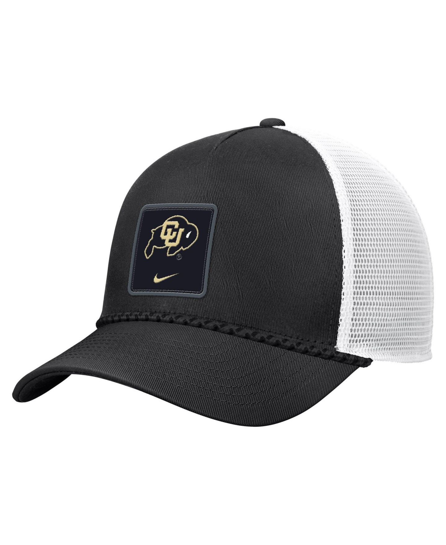 Мужская кепка Nike Black Colorado Buffaloes 2026 On-Field Rope Adjustable Trucker Hat — фото 2