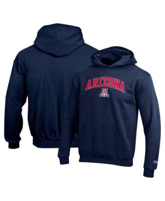 Big Boys and Girls Navy Arizona Wildcats Campus Pullover Hoodie