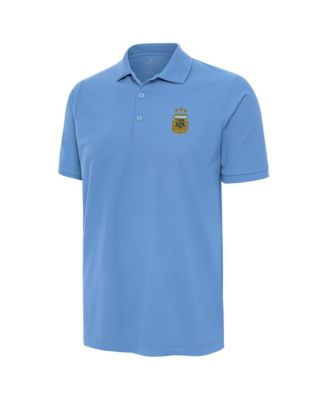 Men's Powder Blue Argentina National Team Legacy Pique Polo Shirt