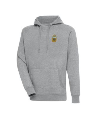 Men's Heather Gray Argentina National Team Victory Pullover Hoodie