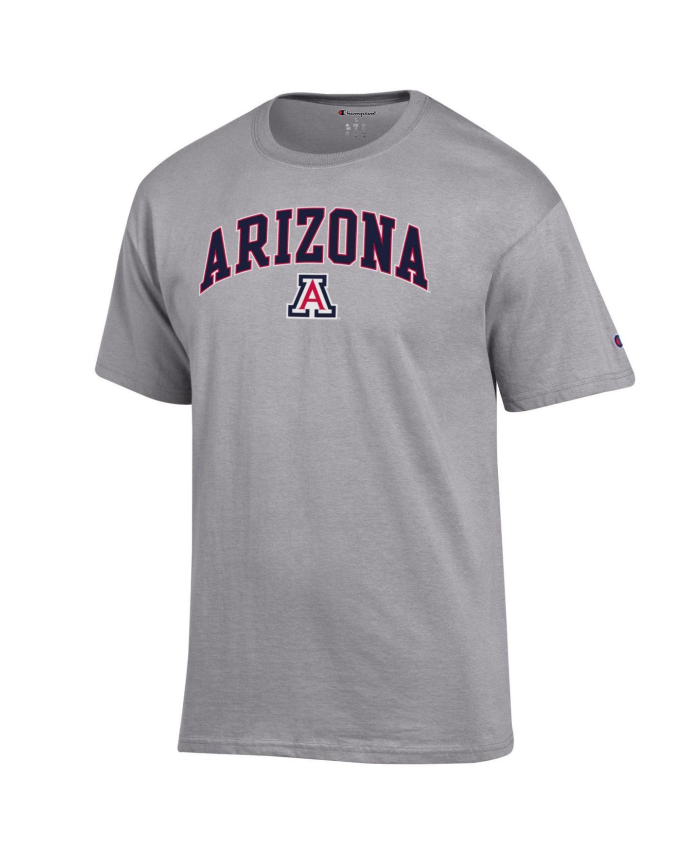 Мужская футболка Champion Red Arizona Wildcats Arch Over Logo, цвет: Угольный — фото 6