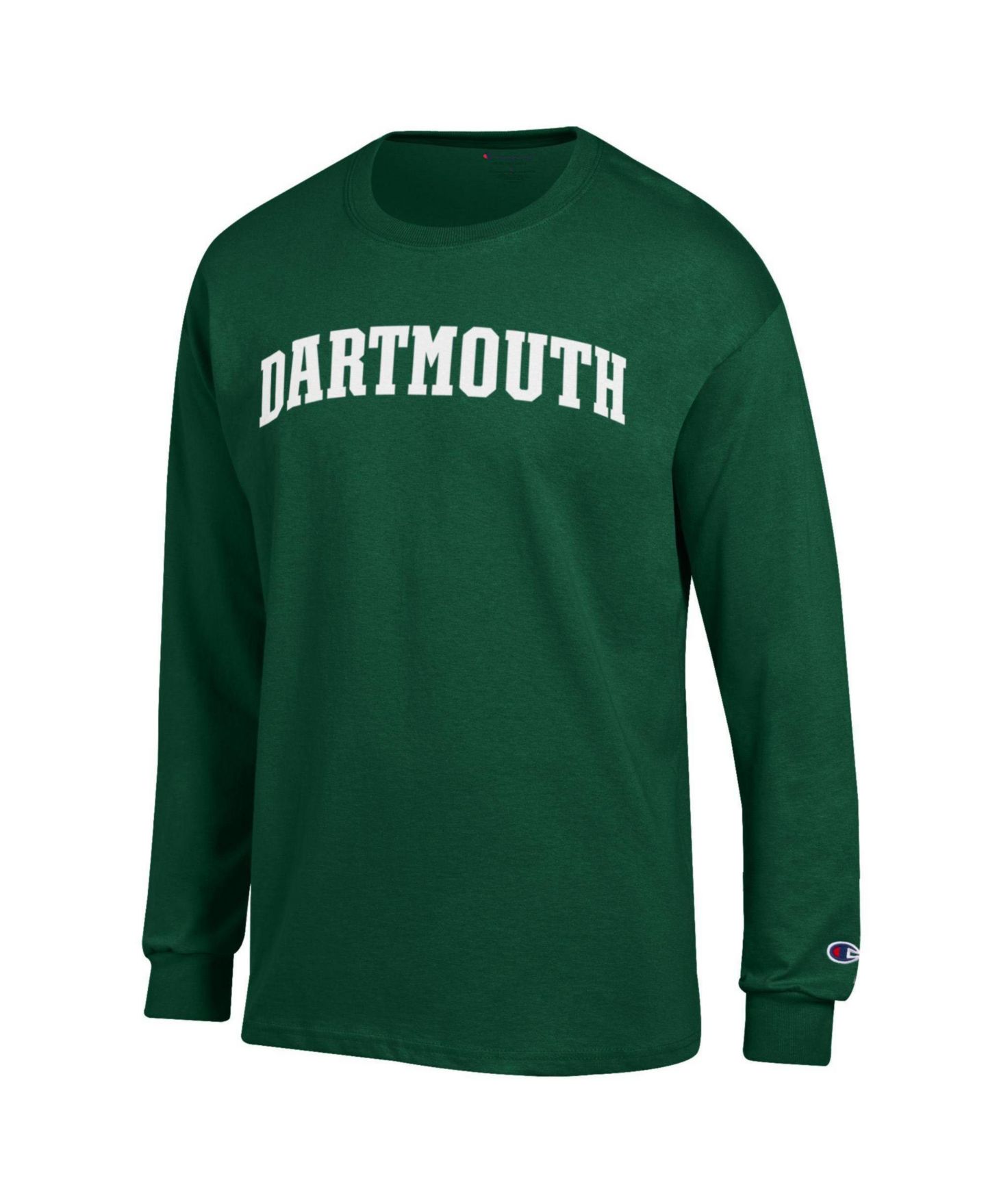 Мужская футболка Champion Green Dartmouth Big Green Basic Arch Long Sleeve — фото 3