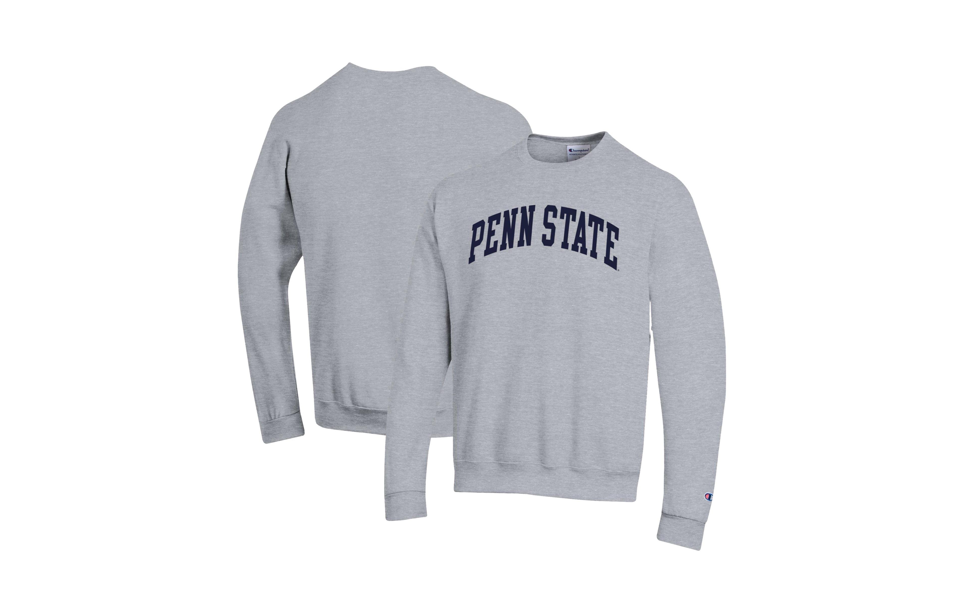 Champion Men's Navy Penn State Nittany Lions Basic Arch Fleece Pullover Sweatshirt