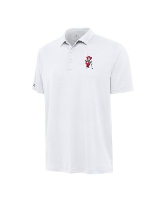Men's White Nebraska Huskers Reprocess Polo Shirt