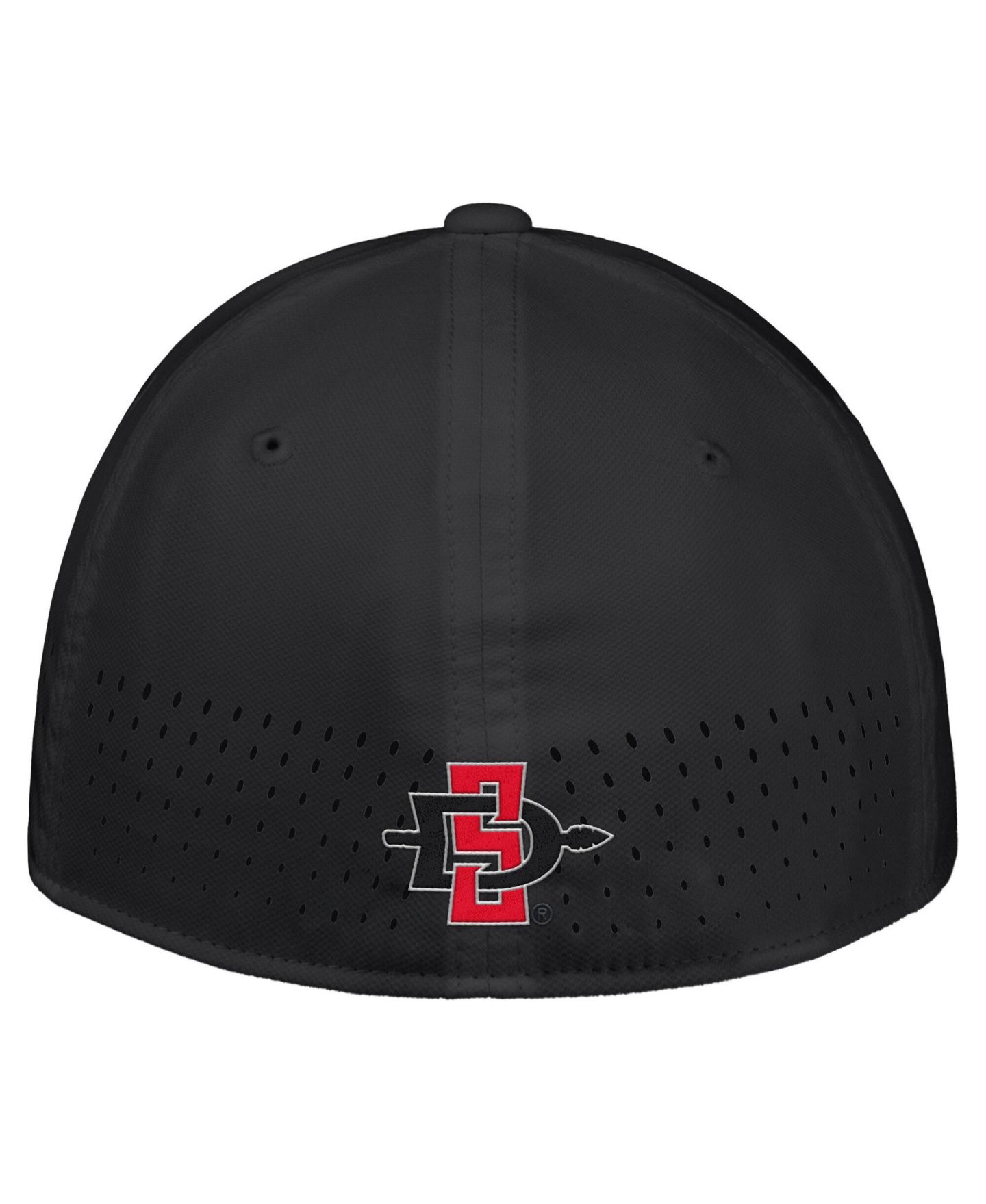 Мужская кепка Nike San Diego State Aztecs 2026 On-Field AeroBill SwooshFlex Dri-FIT, Black — фото 2